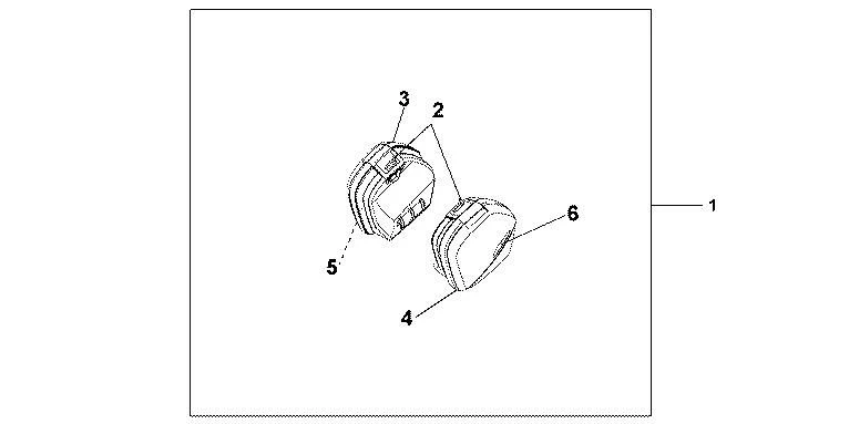 Honda Rechter Zijkoffer Compleet XL 1000 V Varadero (05-06) 1 Honda Rechter Zijkoffer Compleet XL 1000 V Varadero (05-06)