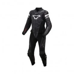 Motorfiets Delen Winkel -Motorfiets Delen Winkel Macna Tracktix Women Two Piece Zwart Voorzijde 0f38