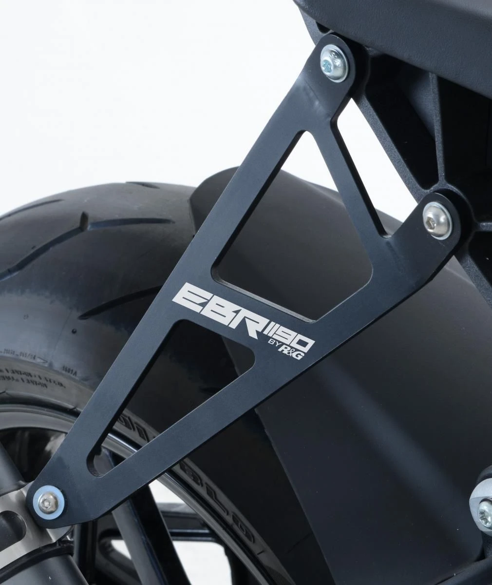 R&G EH0062BKA Uitlaatsteun Met Afdekplaat Zwart EBR 1190 RX/SX 1 R&G EH0062BKA Uitlaatsteun Met Afdekplaat Zwart EBR 1190 RX/SX