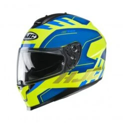 HJC C70 Koro Motorhelm -Motorfiets Delen Winkel hjc c70 koro geel blauw 1 14b2