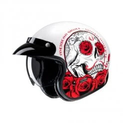 HJC V31 Desto Motorhelm -Motorfiets Delen Winkel hjc v31 desto wit rood 1 5488