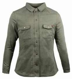 John Doe Motoshirt Women Motorjas -Motorfiets Delen Winkel john doe motorshirt women olive 3 5025
