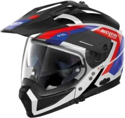 Nolan N70-2 X Grandes Alpes Motorhelm 5 Nolan N70-2 X Grandes Alpes Motorhelm -Motorfiets Delen Winkel n70 2 x grandes alpes n com m.white 26 69db