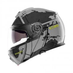 Schuberth C5 Globe Motorhelm -Motorfiets Delen Winkel schuberth c5 globe grijs fluo 2 20e8