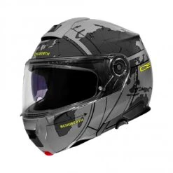 Schuberth C5 Globe Motorhelm -Motorfiets Delen Winkel schuberth c5 globe grijs fluo 45f3